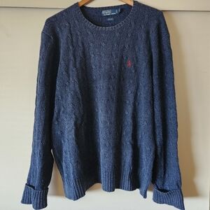 Ralph Lauren Dark Blue Crewneck Sweater